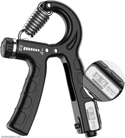 Adjustable Hand Gripper (10kg - 60kg) for Strength Training & Muscle B