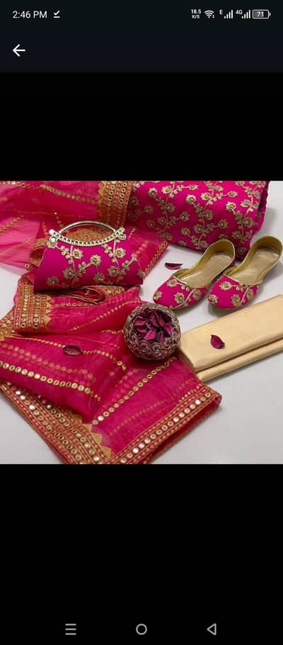 Women unstitched fancy suit