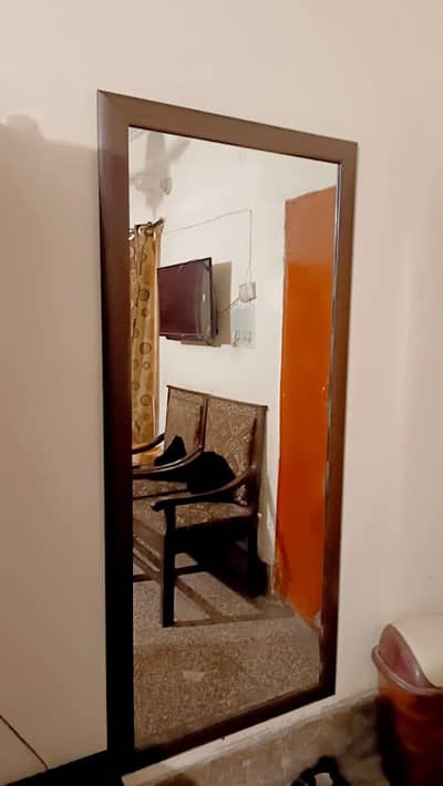 long mirror with frame