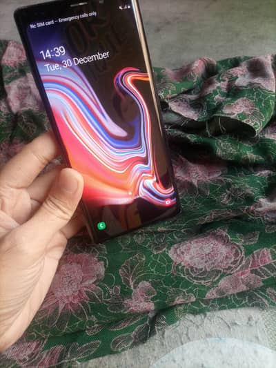 Samsung note 9 good condition 100% okay  6 /128