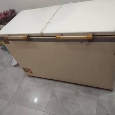 waves double door freezer in working condtion 03006153033