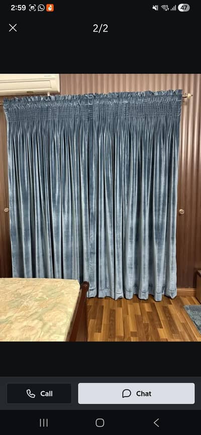 velvet curtains in execellent condition.
