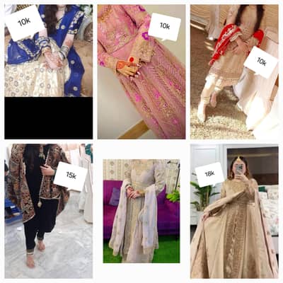 WEDDING DRESS/PARTY WEAR/WEDDING WEAR/DRESSES/HEAVY DRESSS