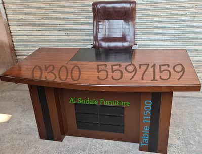 Office table desk 5ft wd 3 drawer/ staff work desk/ ceo study table