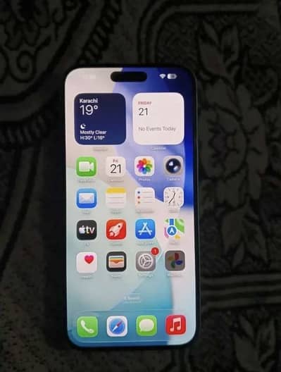 iPhone 15 plus with watertest