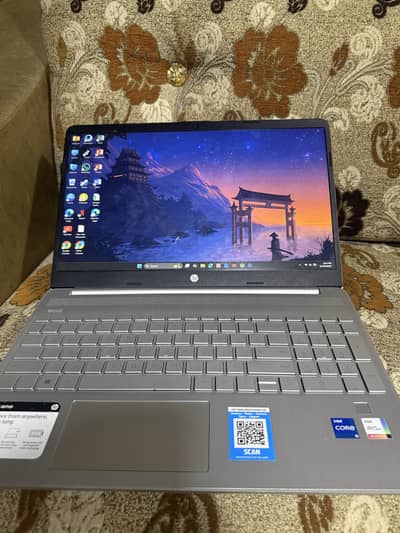 Hp Laptop i5 11 gen with box and charger orignal condition