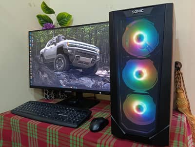 Gaming Editing PC with Monitor