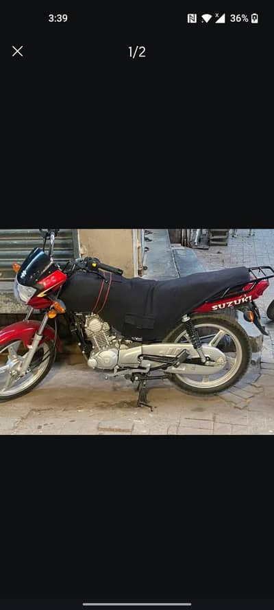 110 Suzuki 2025 Red colour