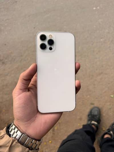 iPhone 12 Pro 256GB PTA Approved – Clean White, 87% Battery | For Sale