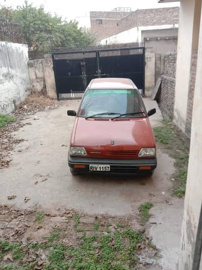 Suzuki mehran 94 model CNG petrol new tyre