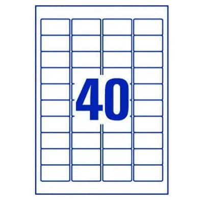 A4-size Sticker Labels Sheets for Barcode Crystal Brand