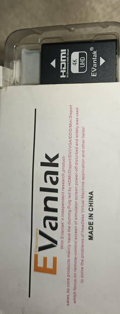 HDMI emulator 4k resolution Evanlak