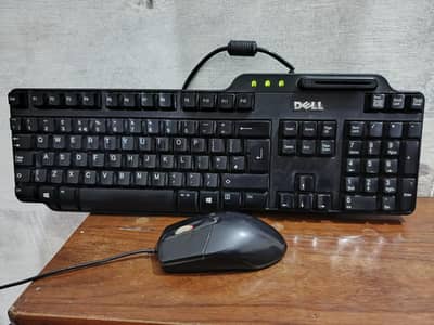 Dell Original Wired Keyboard & Optical Mouse | Rs. 1000