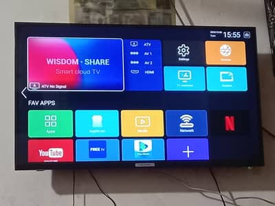 Led32 inch borderless A+plus panel metal body