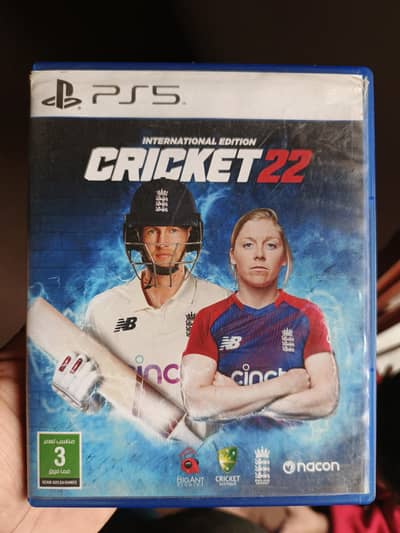 Cricket 22 Disc for Ps4 and Ps5