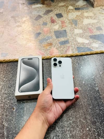 iphone 15 Pro Max with Box 256GB JV Genuine Waterpack