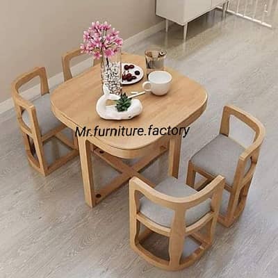 Dining table/Wooden dining/6person dining/Shesham wood/Glass TopDining