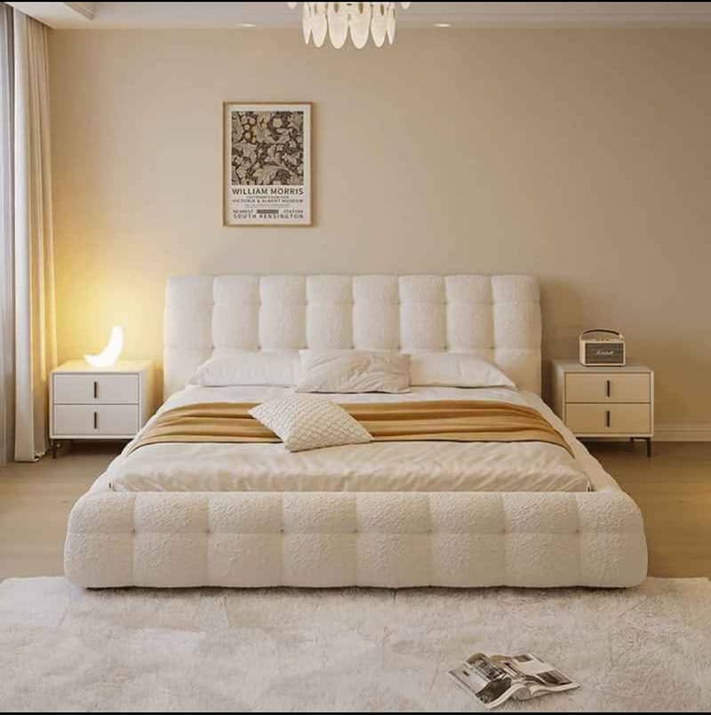 double bed/king size bed/wooden bed/bed dressing/shesham wooden bed 12