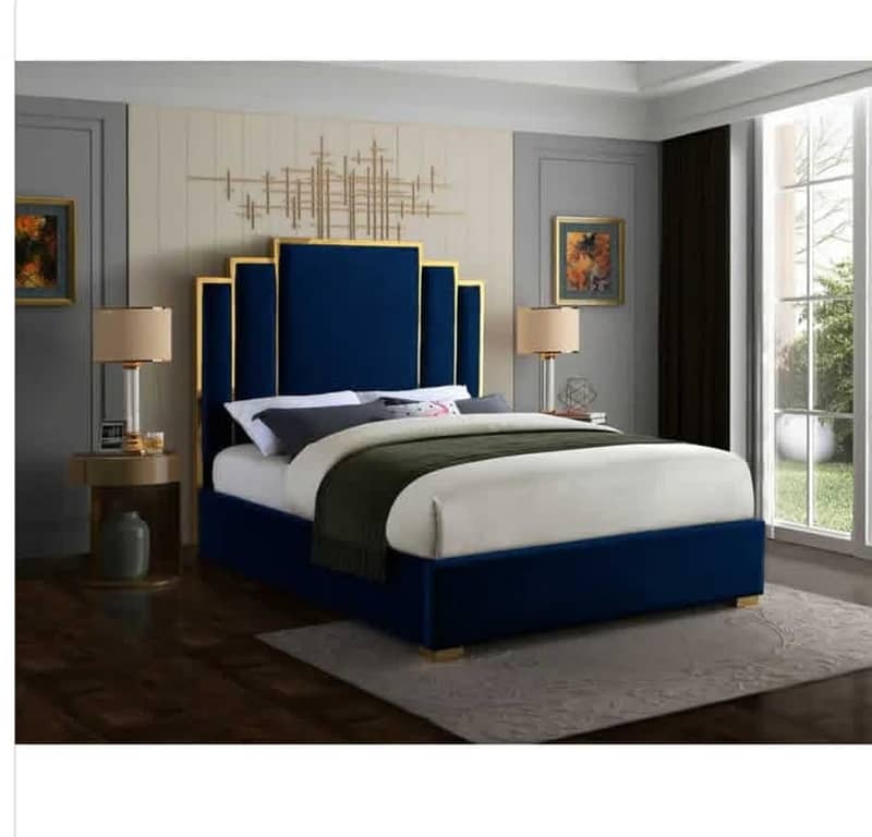 double bed/king size bed/wooden bed/bed dressing/shesham wooden bed 17