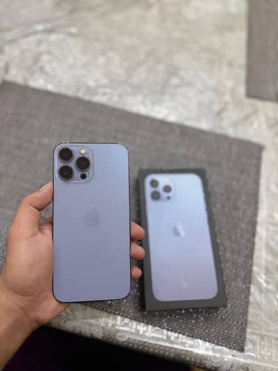 IPhone 13 pro max 256gb pta approved sierra blue  factory unlocked