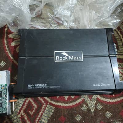 rock mars 3800 watt amplifier for sale