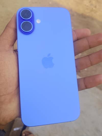 Iphone 16 plus non pta water pack with box one year used