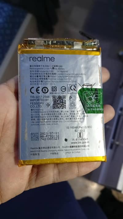 realme c25 original battery for sale