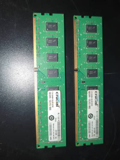 2X DDR3 RAM 4GB