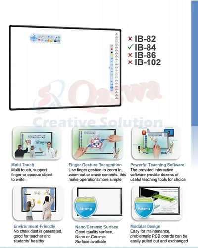 Interactive White board |0335-3448413| Touch Screen |Stream Flat Panel