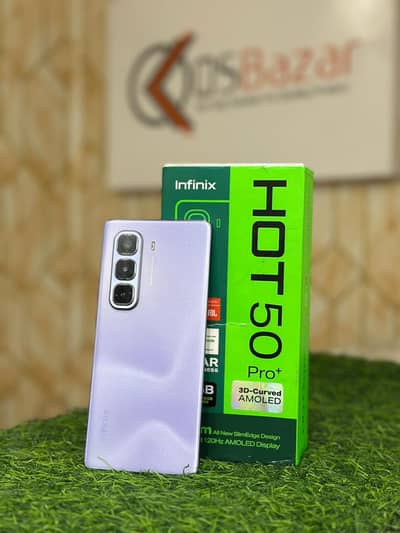 Infinix Hot 50 Pro Plus  8gb Ram 256gb Storage With Box & Charger