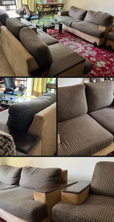 sofa  center table۔ jhula cookingrang