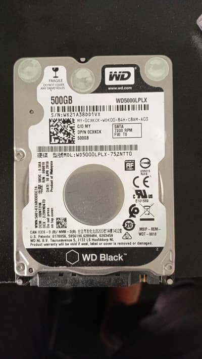 western digital hdd for laptop thin type