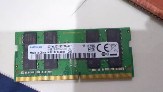 Samsung 16GB DDR4 Laptop RAM (2400MHz) –