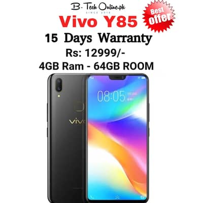Vivo Y85 PTA Approved 4GB + 64GB With Box + Warranty