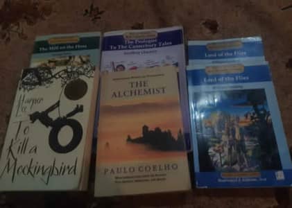 Six English Books Slightly used