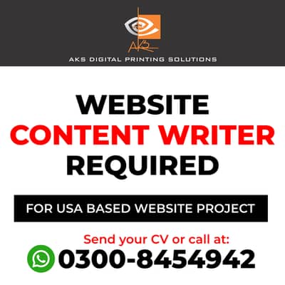Website Content Writer