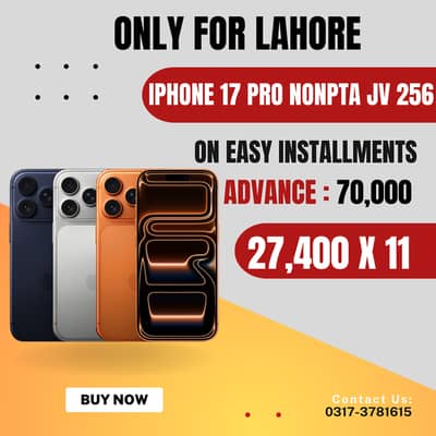 Apple iPhone 17 Pro JV 256GB On Easy Installments