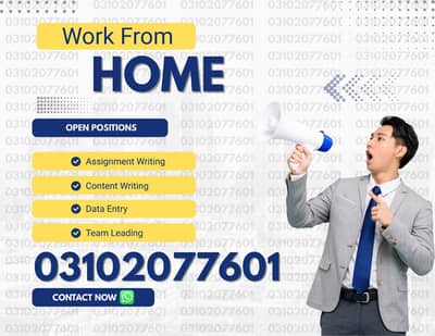 Online job/ part time/ home job /Assignments/Typing/Data entry/Ads