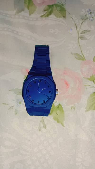 A brand New Blue Aura Watch Blue Color Trending Watch