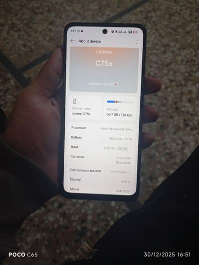 Realme C75x