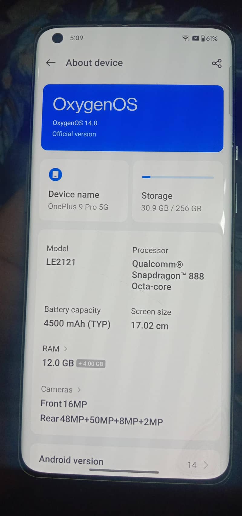 OnePlus 9 Pro 8GB/256GB – Patched – Excellent Condition 2