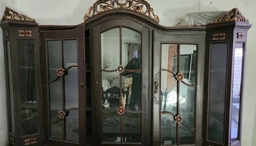 Wooden showcase Chiniot woodwork