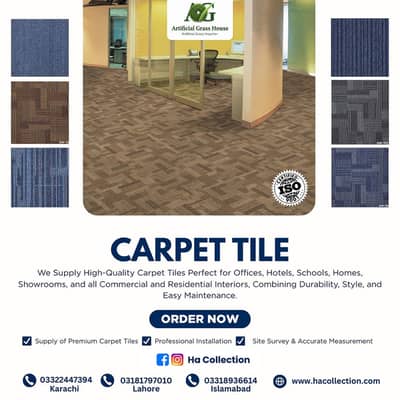 Carpet Tiles - Carpet Flooring - Gym Flooring - Commercial carpet tile