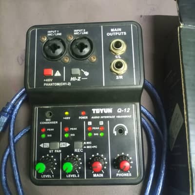 teyun q12 audio interface for recording
