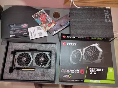 GTX 1650 super MSI Gaming X