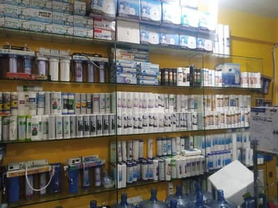 We deal in all kinds of water bottles, water filters, and RO plants.
