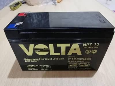 Volta : 12 volt 7Ah