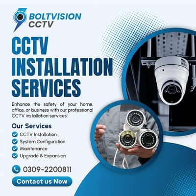CCTV Camera Installation & Security System | Complete Setup Available