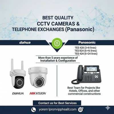 CCTV Cameras & Telephone Exchanges