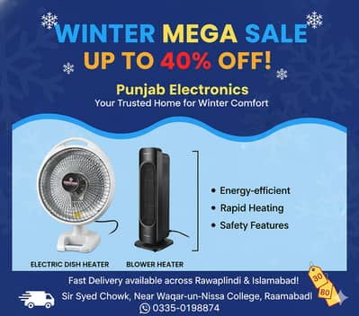 Electric Water Heater / Blower Heater for Sale